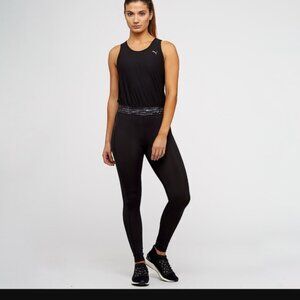 Puma NWT Explosive One Piece Bodysuit in Black Womens Size S